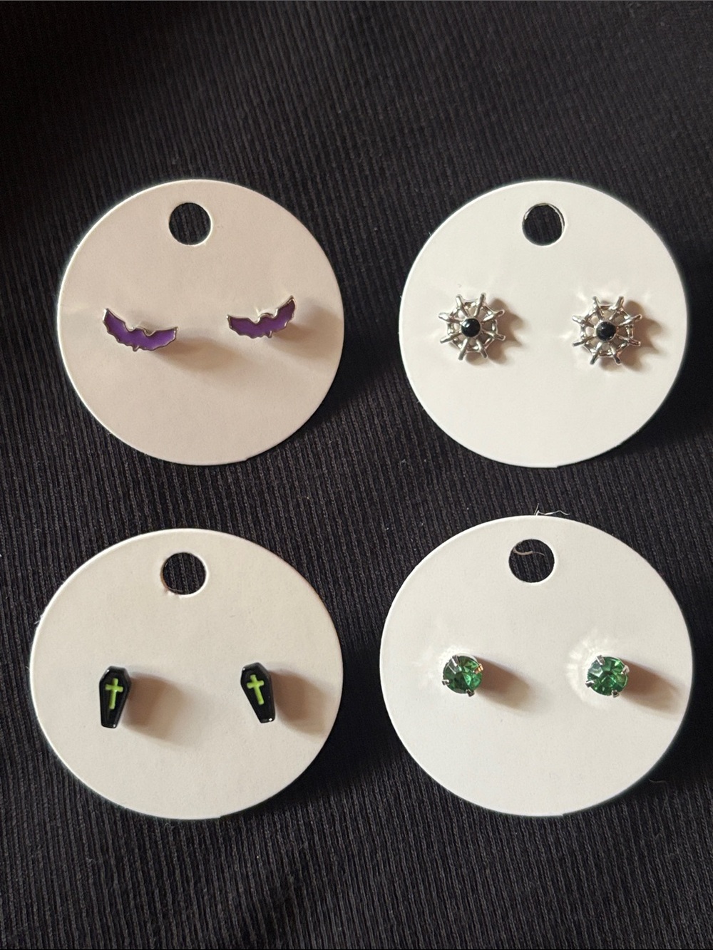 gothic style halloween earring bundle NWOT